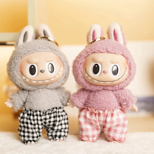 EZ Cute Mini Plush Doll's Clothes Bloomers For 17cm Labubu Idol Dolls Trousers Mini Shorts Clothing DIY Kid Gift Dolls Accessories