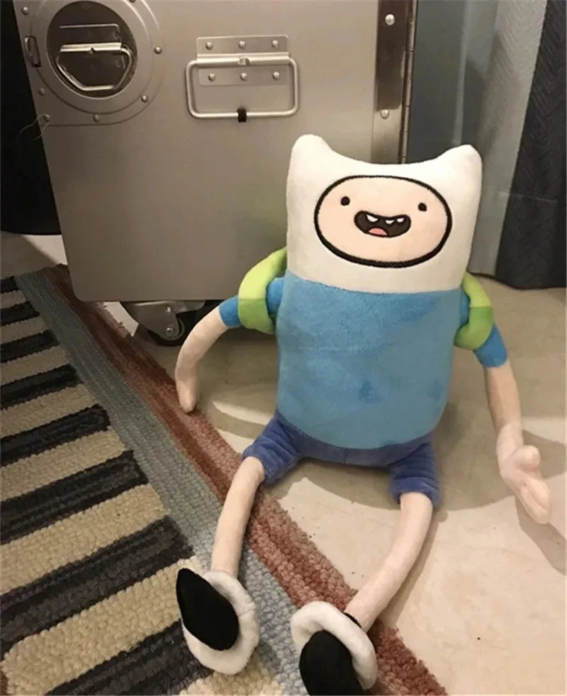 EZ New Anime Finn Jake BMO Soft Stuffed Animal Dolls Creative Adventure Time Plush Toys Cartoon Stuffed Dolls Kids Gifts