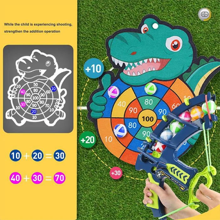 EZ Montessori Throw Sport Slingshot Target Sticky Ball Dartboard Basketball Board Games Educational Children's outdoor Game toy