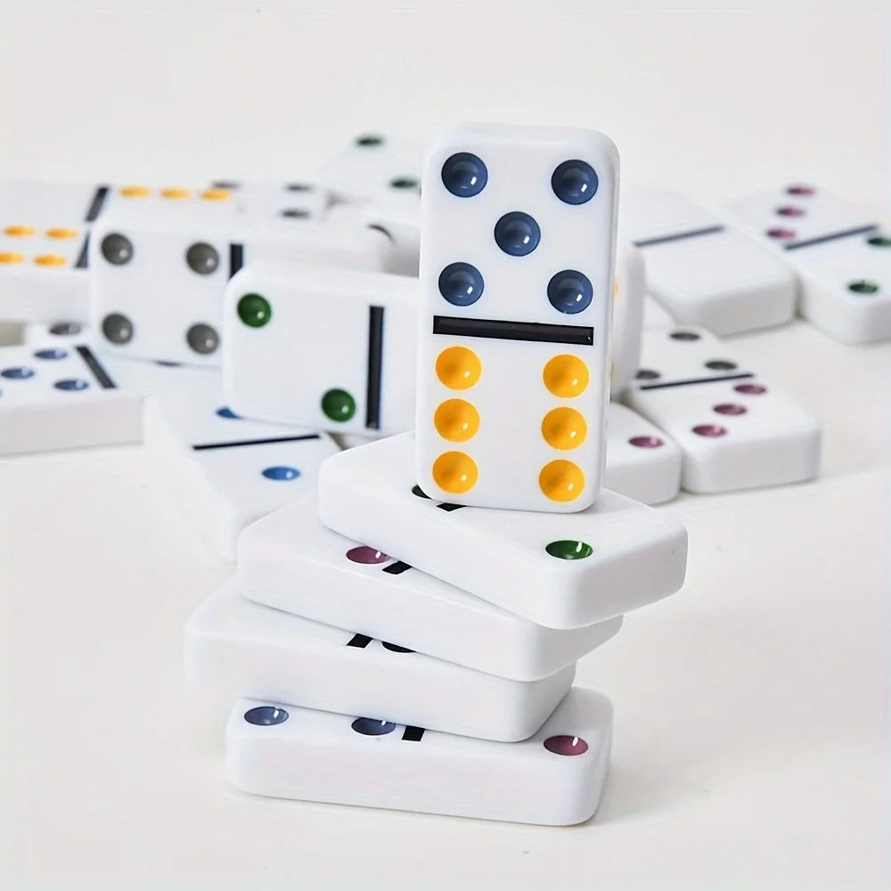 28pcs Dominoes with Storage Bag, Suitable for Adult Entertainment, Leisure, Travel