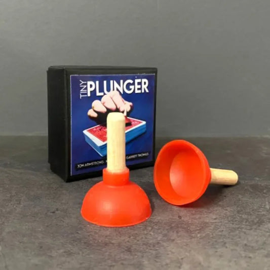 EZ Tiny Plunger Jon Armstrong Gimmciks Magic Tricks Magician Close Up Illusions Props Mentalism Unsuspecting Little Magia Props Fun