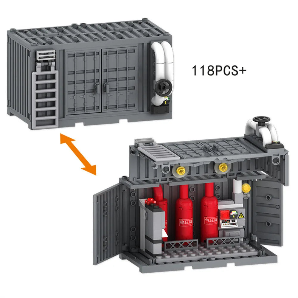EZ World War 2 WW2 Army Military Soldiers SWAT Police Container Weapon Cannon Base Model Building Blocks Bricks Children's Toys