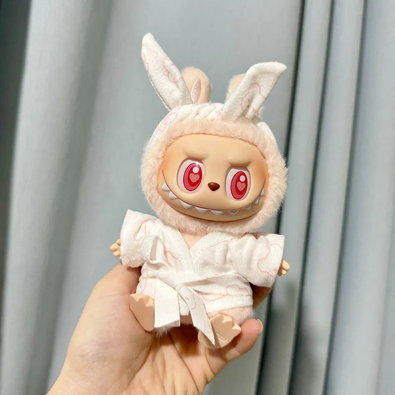 EZ 17cm Kawaii Plush Doll'S Clothes Outfit Accessories For Korea Kpop Exo Labubu Idol Dolls Pumpkin Set Clothing DIY Christmas Gift