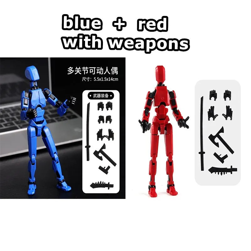 Lucky Puppets 13 Doll,Multiple Styling Combinations Robot Model