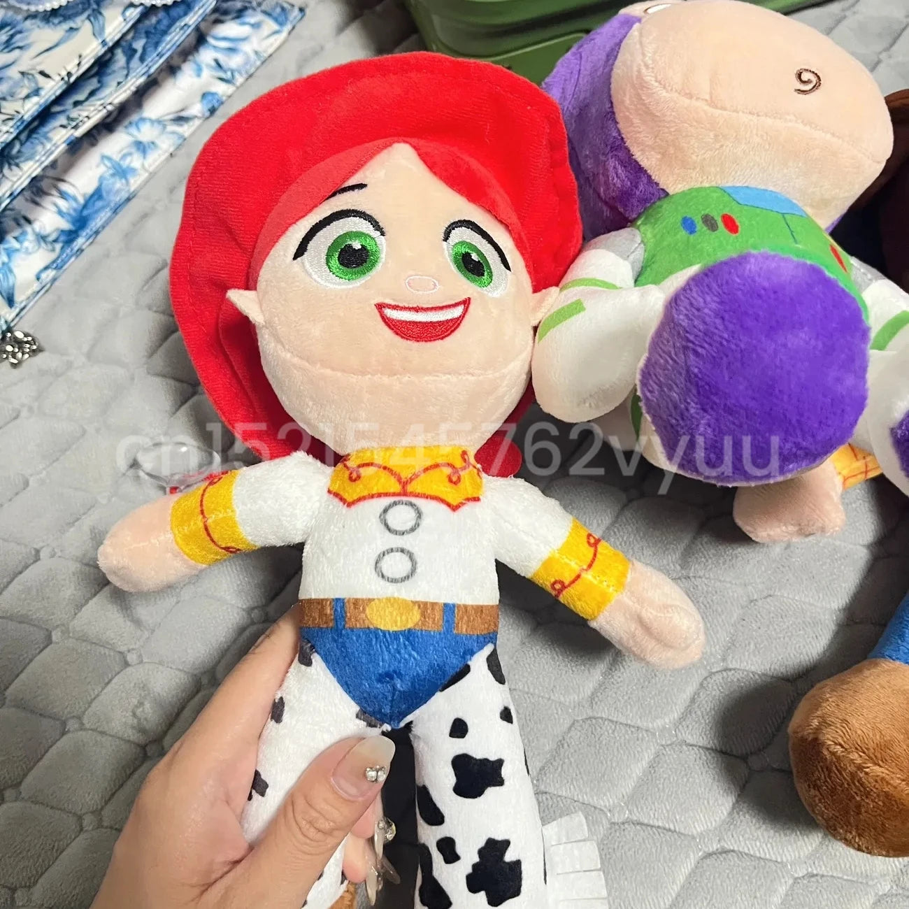 EZ 23cm Cute Woody Buzz Lightyear Plush Toy Lovely Stuffed Anime Jessie Plushies Pendant Cartoon Doll Home Decor Xmas Gifts