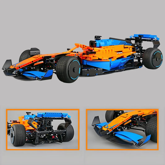 EZ Technical Block Race Supercar Racing Car Sport vechiel Model Buiding Kit Block Bricks Toys for Kids Birthday Gift Boys Set