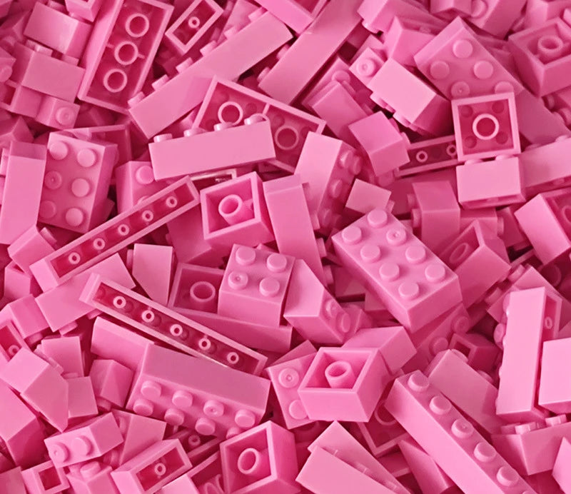 EZ 125/250g DIY Building Blocks Bulk Lot Pack Sorte Thick Bricks Block Plate Toys Small Particles Bulk Fit Legoeds Gift for Kids