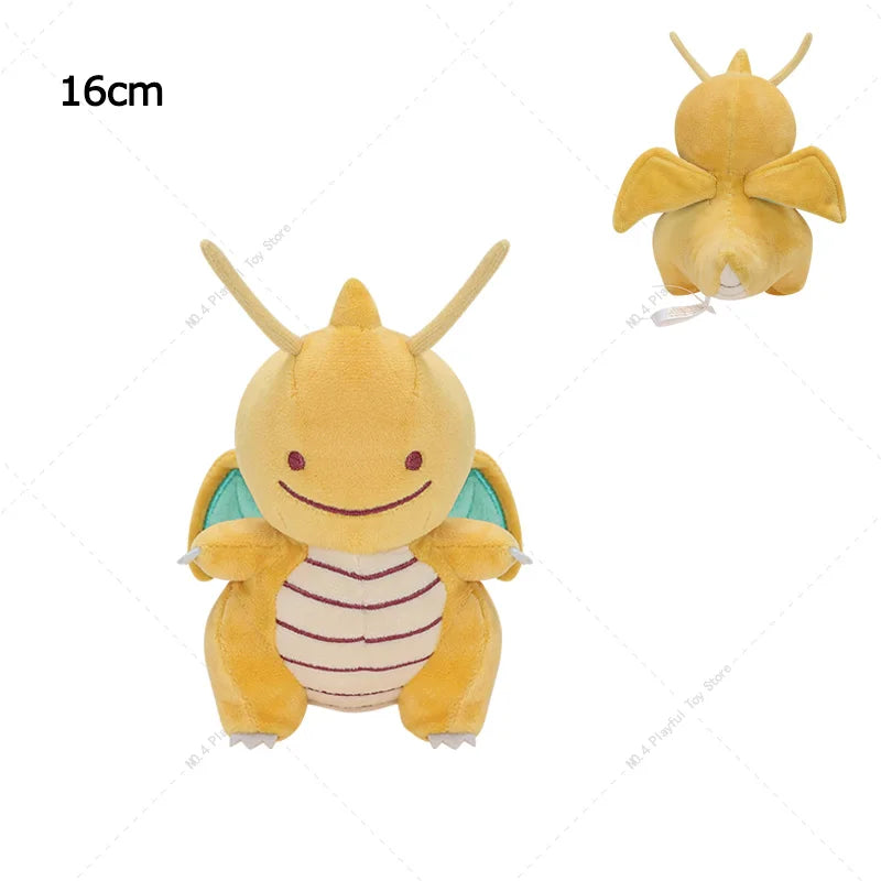 EZ Pokémon Plush Toy Oddish Charmander Eevee Ditto Lapras Dragonite Magnemite Omanyte Cute Stuffed Doll Birthday Christmas Gift