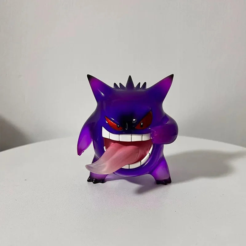 EZ Pokemon Gengar Sticking Tongue Out Different Colors Anime Action Figure Game Statue Collectible Kawaii Model Kids Toy Doll Gift
