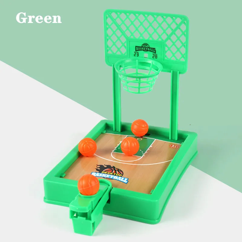 EZ Mini Desktop Board Game Basketball Hoop Finger Shooting Machine Party Table Interactive Sport 2 Players Games Ball Toys For Kids