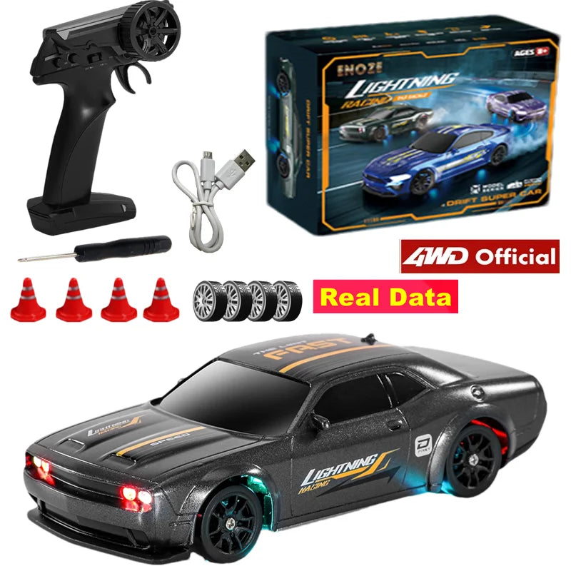 EZ 4WD Drift Racing Car 1/64 or 1/43 Mini Remote Controlled High Speed Car Radio Electric Competition Toy Gift For Kids Boys Adults