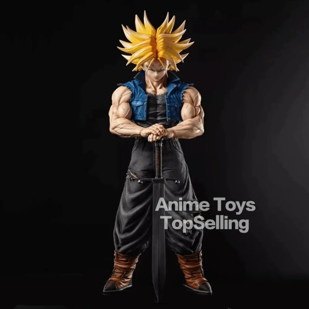 EZ 25cm/9.84in Anime Dragon Ball Z Figure Trunks Action Figures Pvc Statue Collection Model Toys for Children Gifts