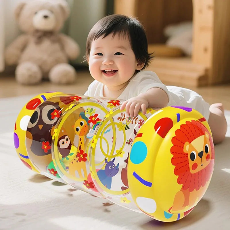 EZ Baby Crawling Roller Toy Infant Activity Tummy Time Roller Montessori Educational Development Sensory Toys for Kids 0 12 Months