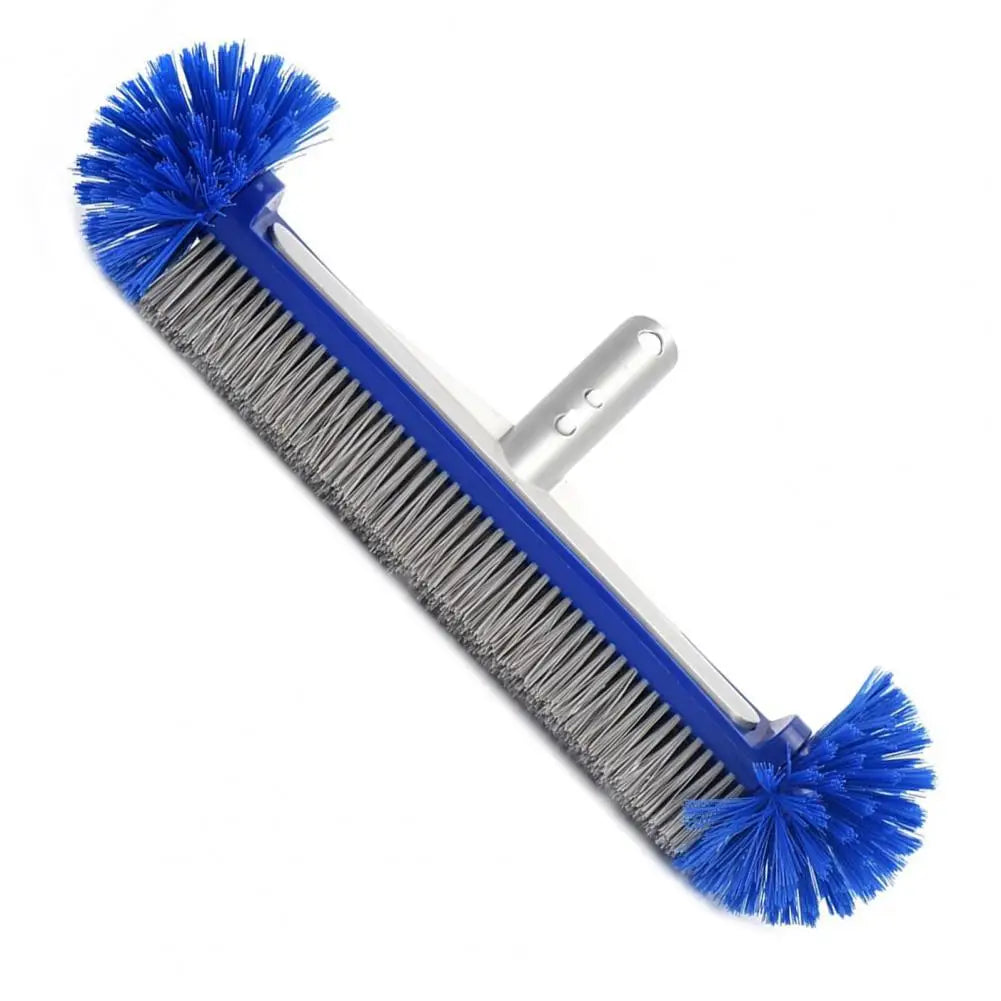 EZ Swimming Pool Brush Head With Corner Cleaning Brush Semi-spherical Bristles Easy To Install Pool Tile Scrubber Brush
