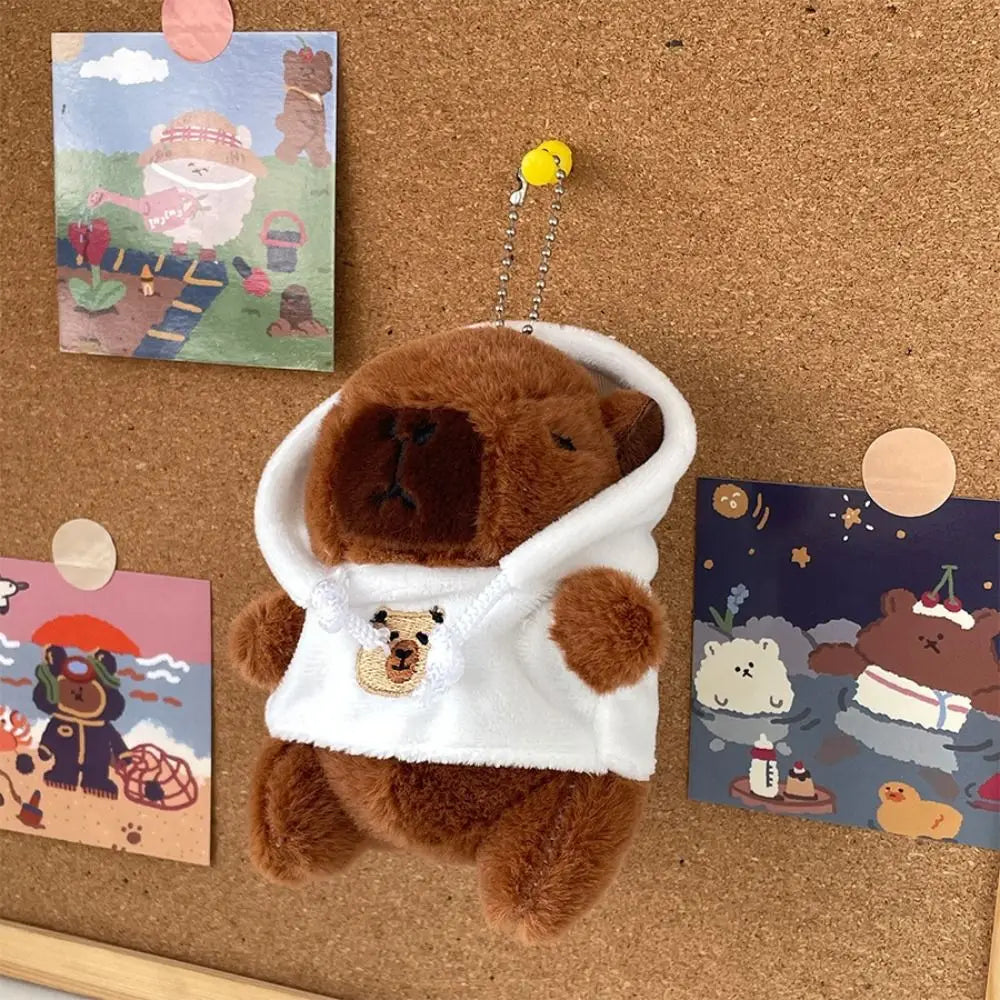 EZ Cute Capybara Plush Toy Hoodie with Wings Simulation Doll Small Size Stuffed Animals Anime Fluffty Toy Birthday Party