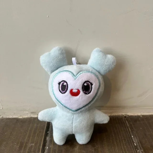 EZ Lovelys Plush Korean Super Star Plush Toy Cartoon Animal TWICE Momo Doll Keychain Pendant for Fans Girls Birthday Gifts