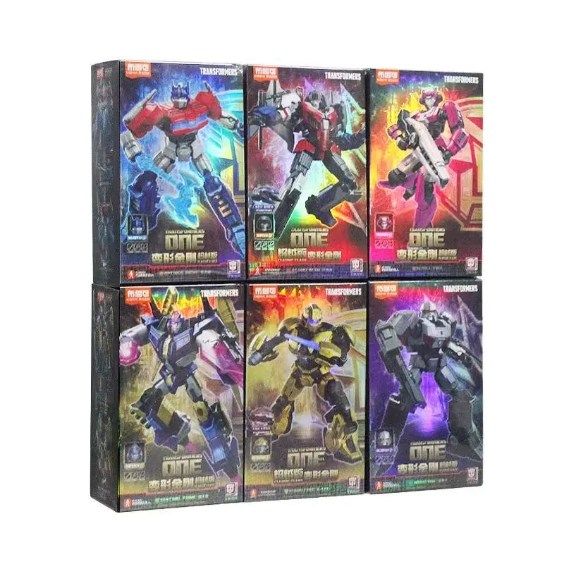 EZ Movies Transformers One Toys LED Optimus Prime Starscream SENTINEL PRIME Megatron Action Figure Assembled Toy Kids Gift
