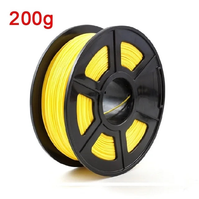 EZ Flexible Filament TPU 1.75mm 200g Translucent Filament Soft 95A TPU FDM 3D Printer Material Glow In The Dark Filament Rainbow