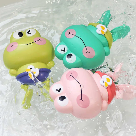 EZ Children's bath toys - Clockwork frogs that float and swim
