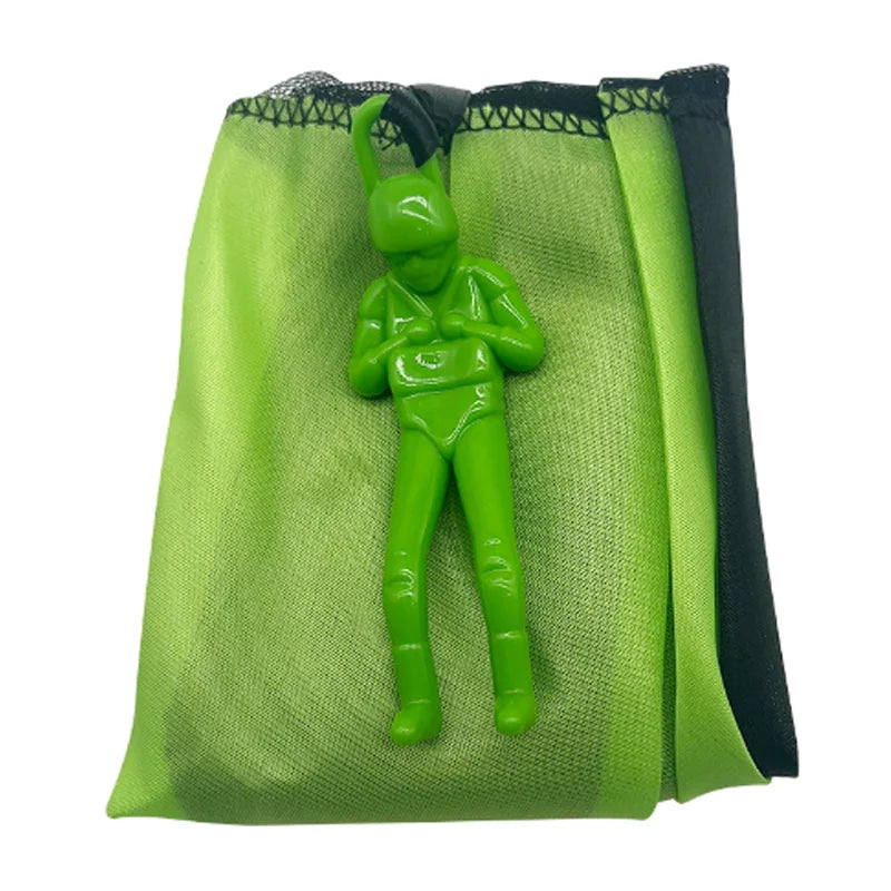 EZ 1/6 Sets Hand Throwing Parachute Kids Outdoor Funny Toys Game Play Toys for Children Fly Parachute Sport with Mini Soldier Game