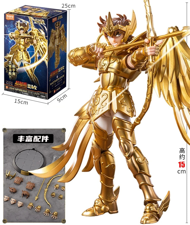 EZ Blokees Gold Saint Building Block Saint Seiya Assembling Toys Shura Aiolos Hidden items Assembly Figure Children Birthday Gift