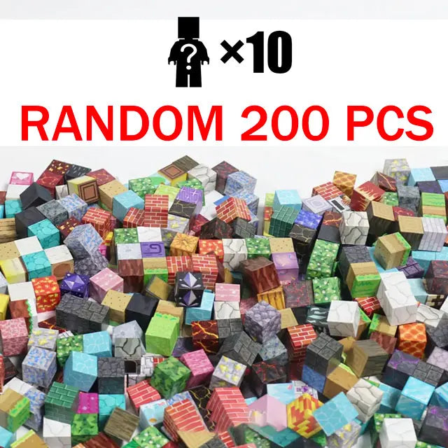 EZ 10-500PCS Magnetic Building Blocks Magnet Set Bricks Mini World STEM Construction DIY Educational Toys For Kids Birthday Gifts