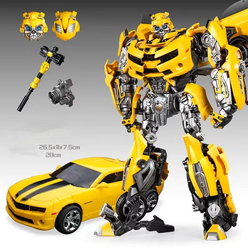 EZ 30cm Transformation Megatron Optimus Prime Bumblebee Deformation Movie G1 Anime Figure Action Figure Alloy Robot Mode Toys Gifts