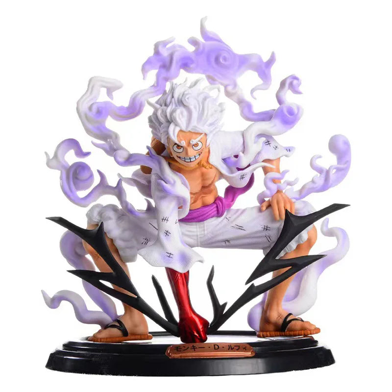 EZ 20cm One Piece Figure Nika Luffy Gear 5 Sun God Nika Luffy Figurine Action Figures PVC Statue Collection Model Doll Toys Gift