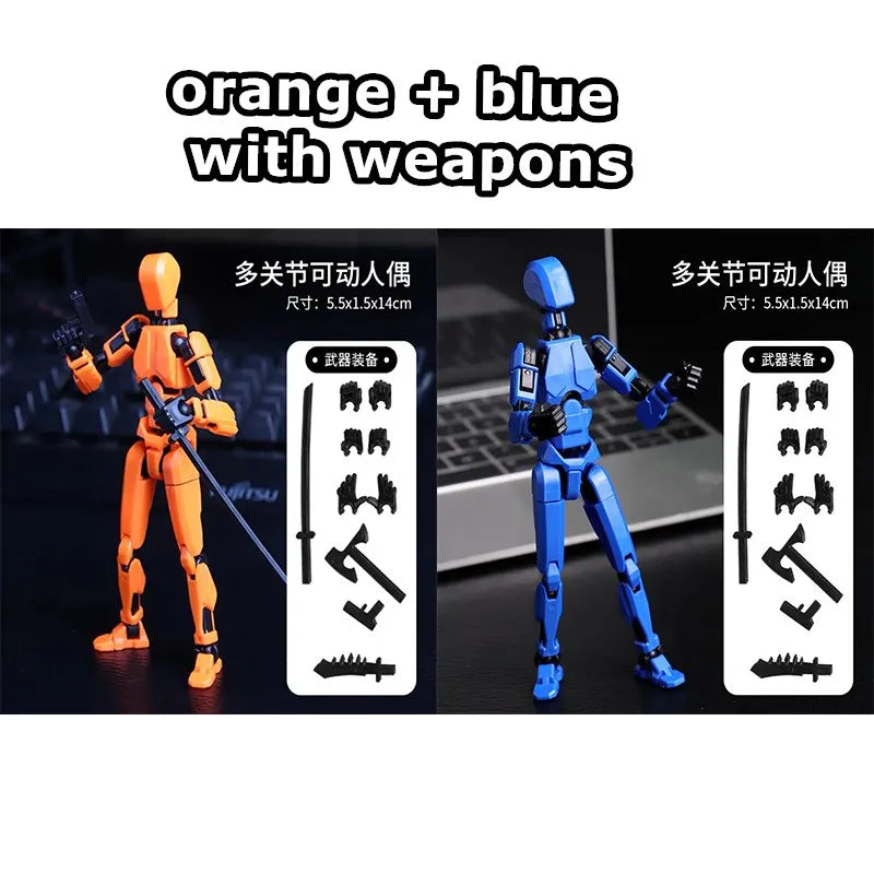 Lucky Puppets 13 Doll,Multiple Styling Combinations Robot Model