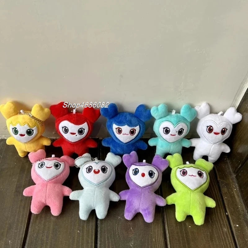 EZ Lovelys Plush Korean Super Star Plush Toy Cartoon Animal TWICE Momo Doll Keychain Pendant for Fans Girls Birthday Gifts