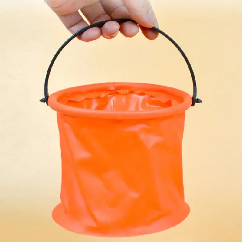 EZ Beach Sand Toy Play Bucket Toy Folding Collapsible Bucket Gardening Tool Outdoor Sand Pool Play Tool Toy Kids Summer Favor