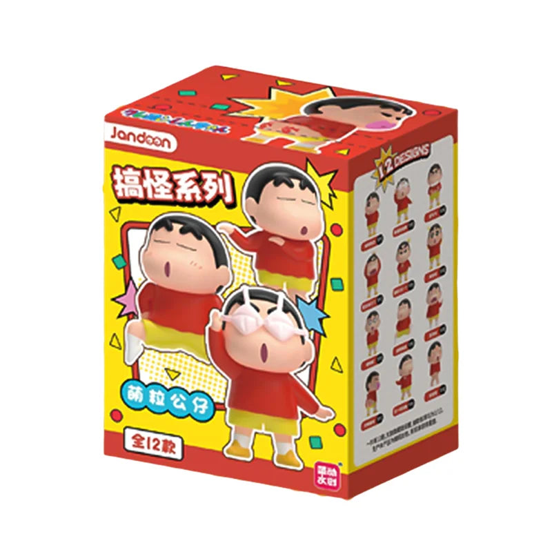 EZ Crayon Shin-Chan Anime Figures Creative Peripheral Dinosaur Diary Baby Rice Grains Doll Model Blind Boxs Toys Children's Gifts