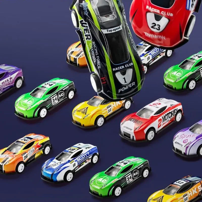 EZ Large Kid Truck Deformation Transporter Car Toys Models Educational Model Folding Track Racing Vehicle Boys Girls Birthday Gift