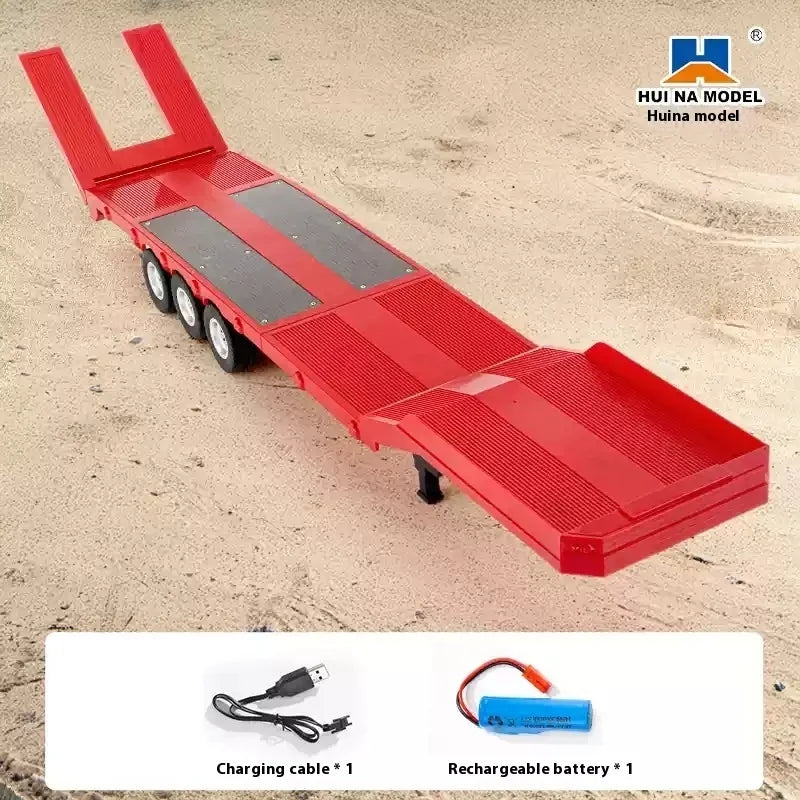 EZ Huina 1501 2025 New Scania Remote Control Heavy Truck Trailer Model Traction Car Advanced High end Toy Children Adult