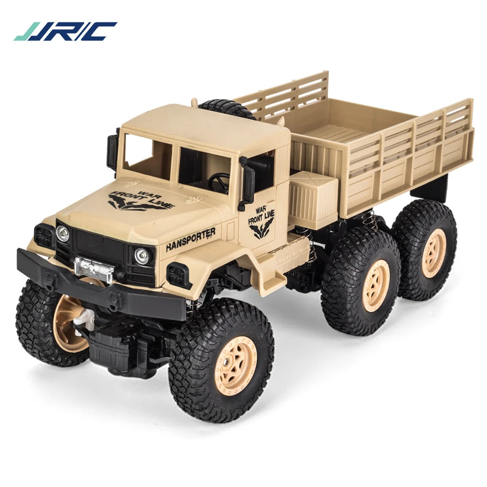 EZ JJRC 1/18 Rc Car Off-Road  2.4G Radio Controlled Car Military Electric Machine 10Km/h Rc Buggy Children's Cars Toys for Boys kid
