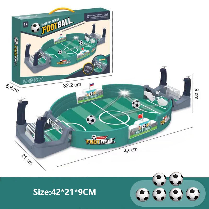 EZ Football Board Game Desktop Interactive Soccer Toys Soccer Table for Family Party Kids Boys Sport Outdoor Portable Game Gift