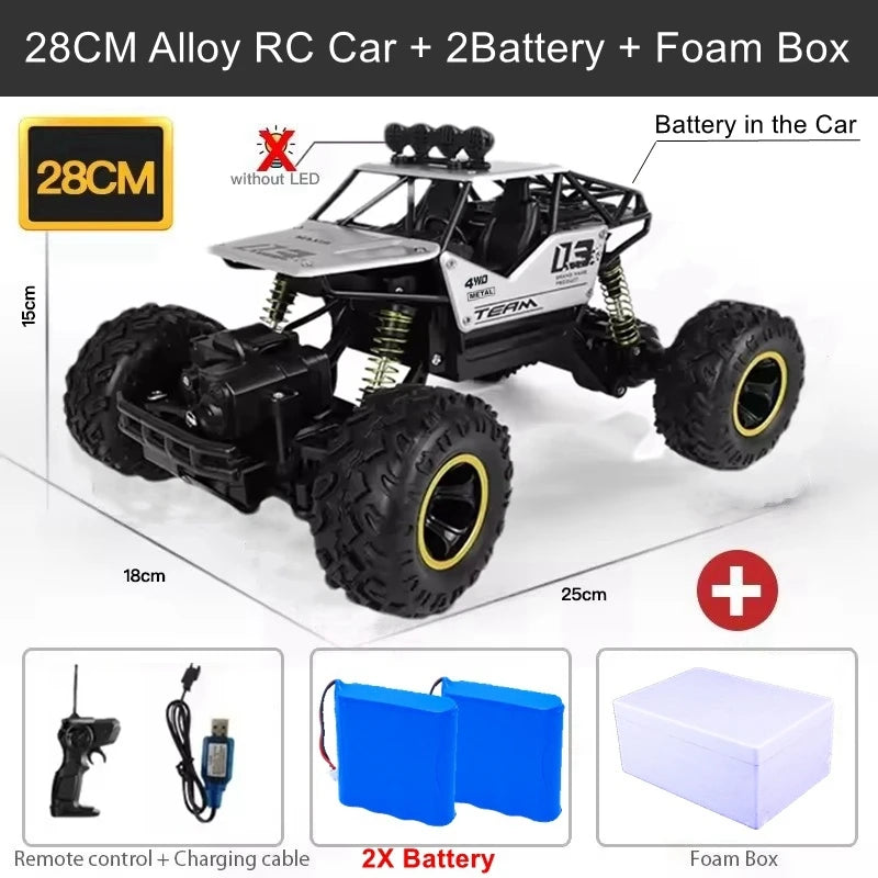EZ Oike RC Car Remote Control Climbing Vehicle Outdoor All Terrain Off-road Trucks 4WD Racing Drift Cars Toy Gift for Kids Adults