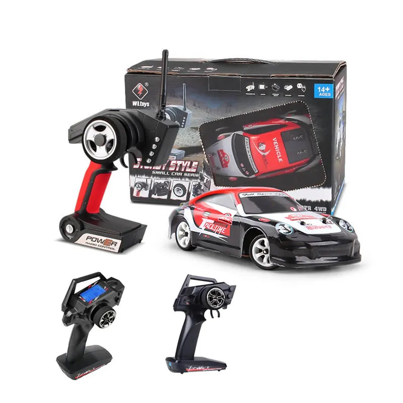 EZ WLtoys K969 K989 Pro 1:28 4WD 2.4G Mini RC Racing Car High Speed Off-Road Remote Control Drift Toys Alloy Vehicle for Kids Gift