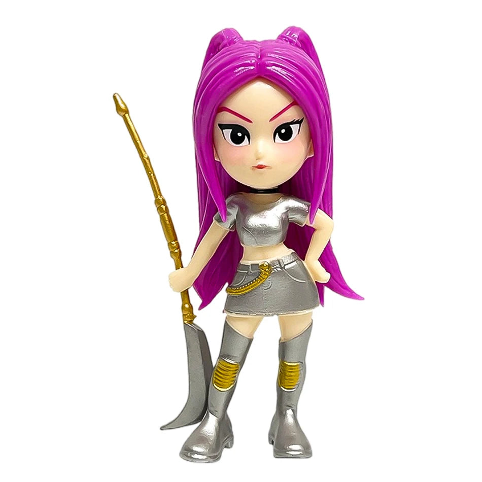 EZ 1-6pcs Kpop Devil Hunter Blind Box Disassembly Fun Blind Bag Small statue Peripheral Desktop decoration fans gift ﻿