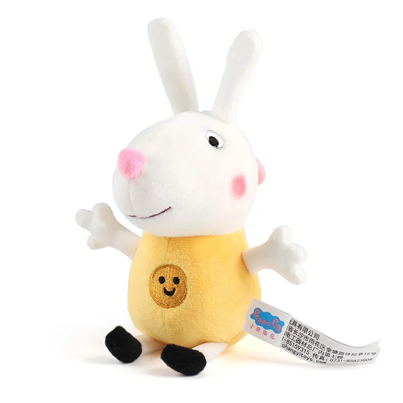 EZ 19cm 100% Genuine PEPPA PIG Stuffed Soft Doll Peppa George Zoe Suzy Rebecca Emily Danny Pedro bear Dinosaur Children Plush toy