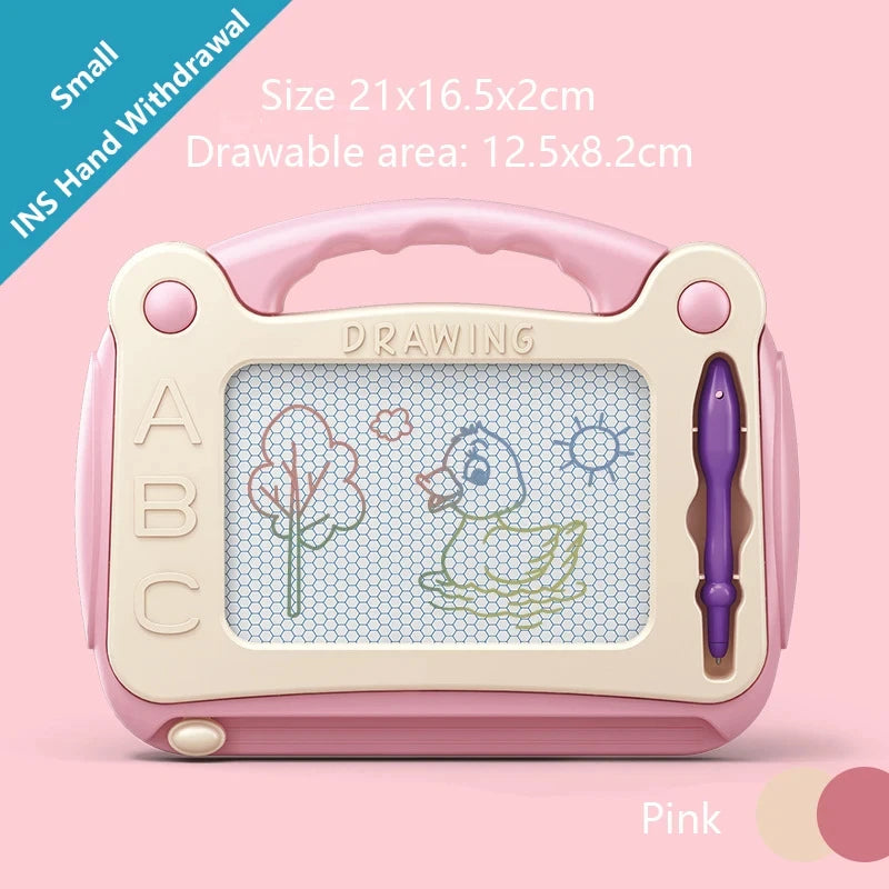 EZ Children's Magnetic Drawing Board Writing Board Colored Graffiti Board Art Education Drawing Toy Interactive Early Education Toy
