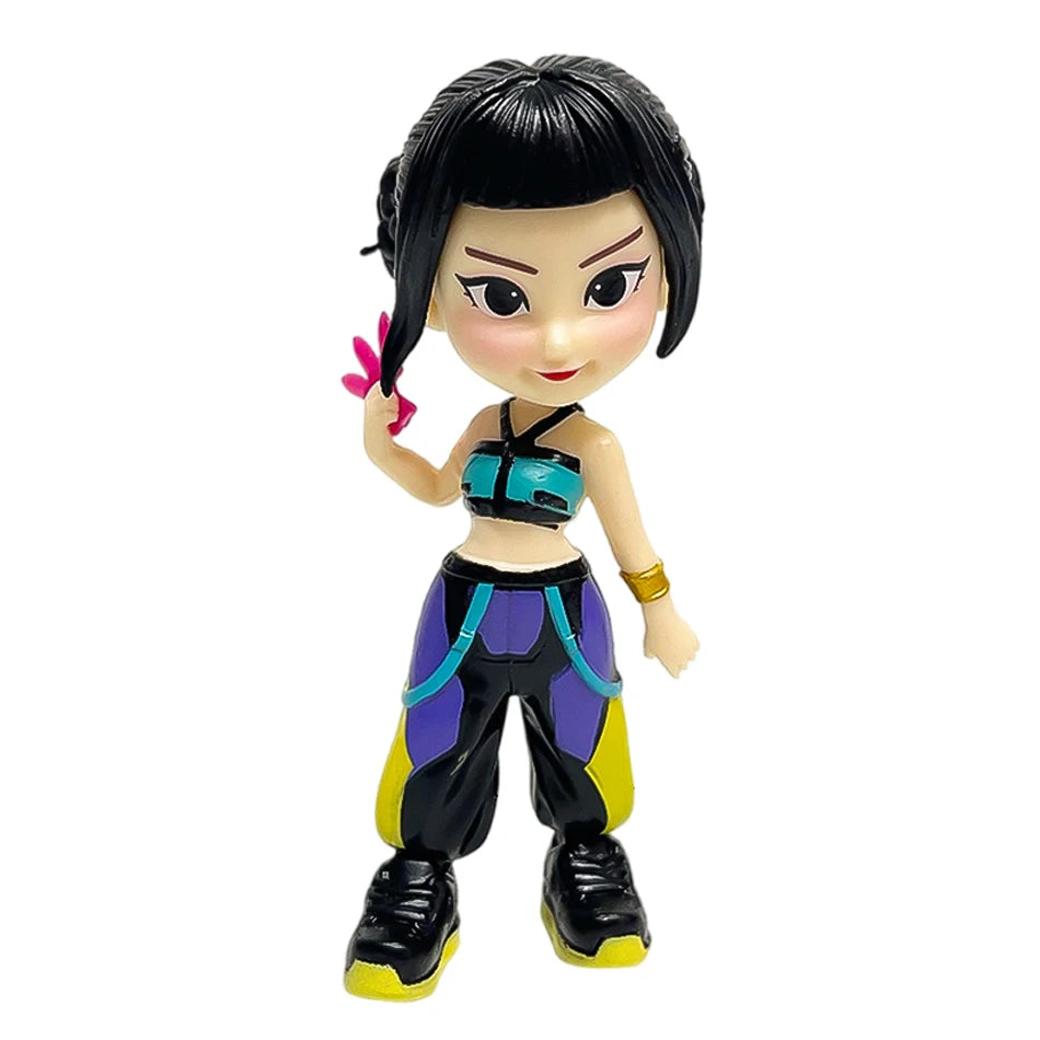 EZ 1-6pcs Kpop Devil Hunter Blind Box Disassembly Fun Blind Bag Small statue Peripheral Desktop decoration fans gift ﻿