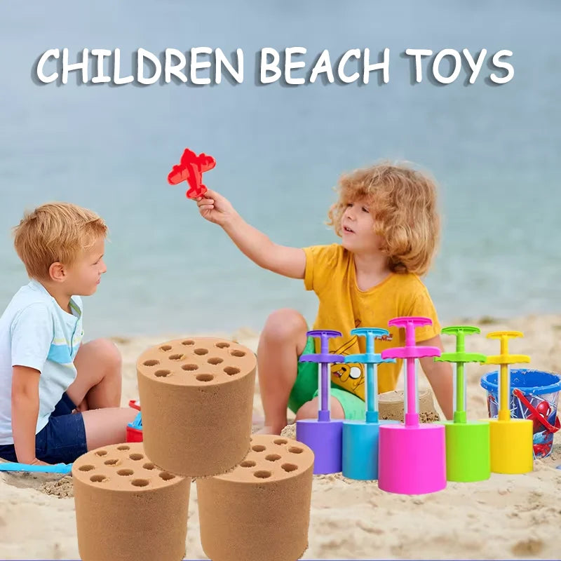 EZ Kids Water Play Beach Toys Sandbox Mold Set Shovel Castle Building Wall Honeycomb Briquette Mold Summer Outdoor Sand Play Game