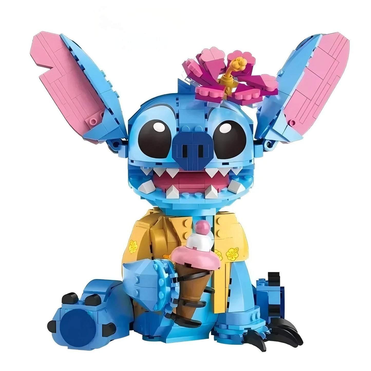 EZ New Stitch Angel CP Building Blocks 2026 - Large Piece Cartoon Toys with Moving Ears Kids Assembly Gift for Boys Girls Birthday