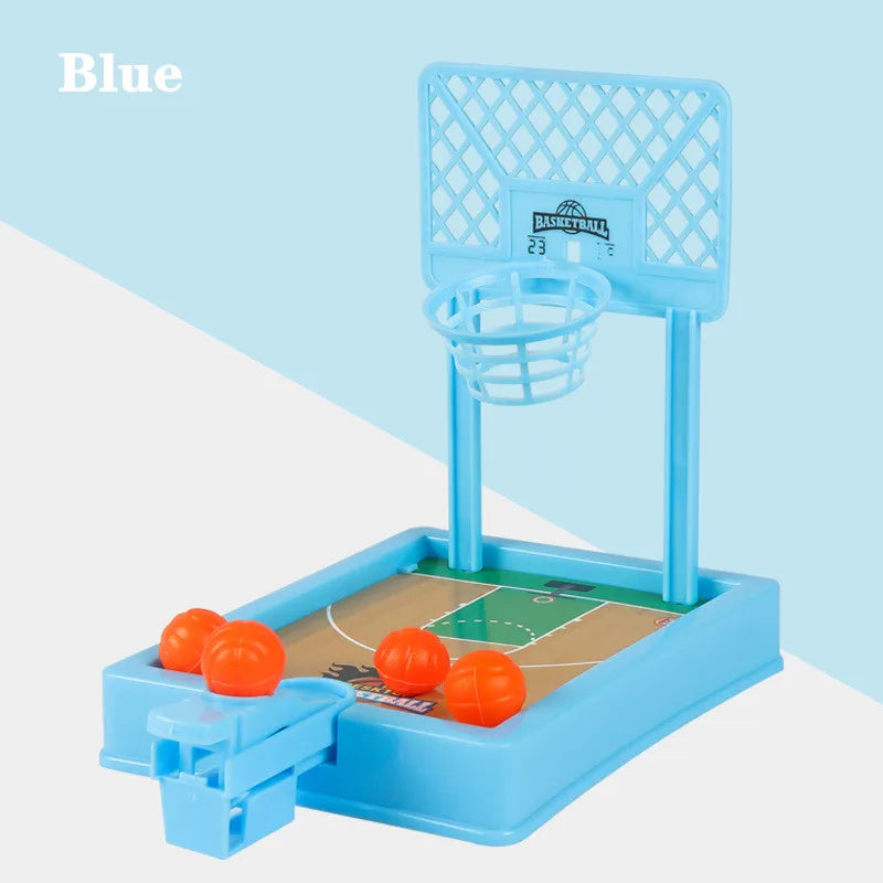 EZ Mini Desktop Board Game Basketball Hoop Finger Shooting Machine Party Table Interactive Sport 2 Players Games Ball Toys For Kids