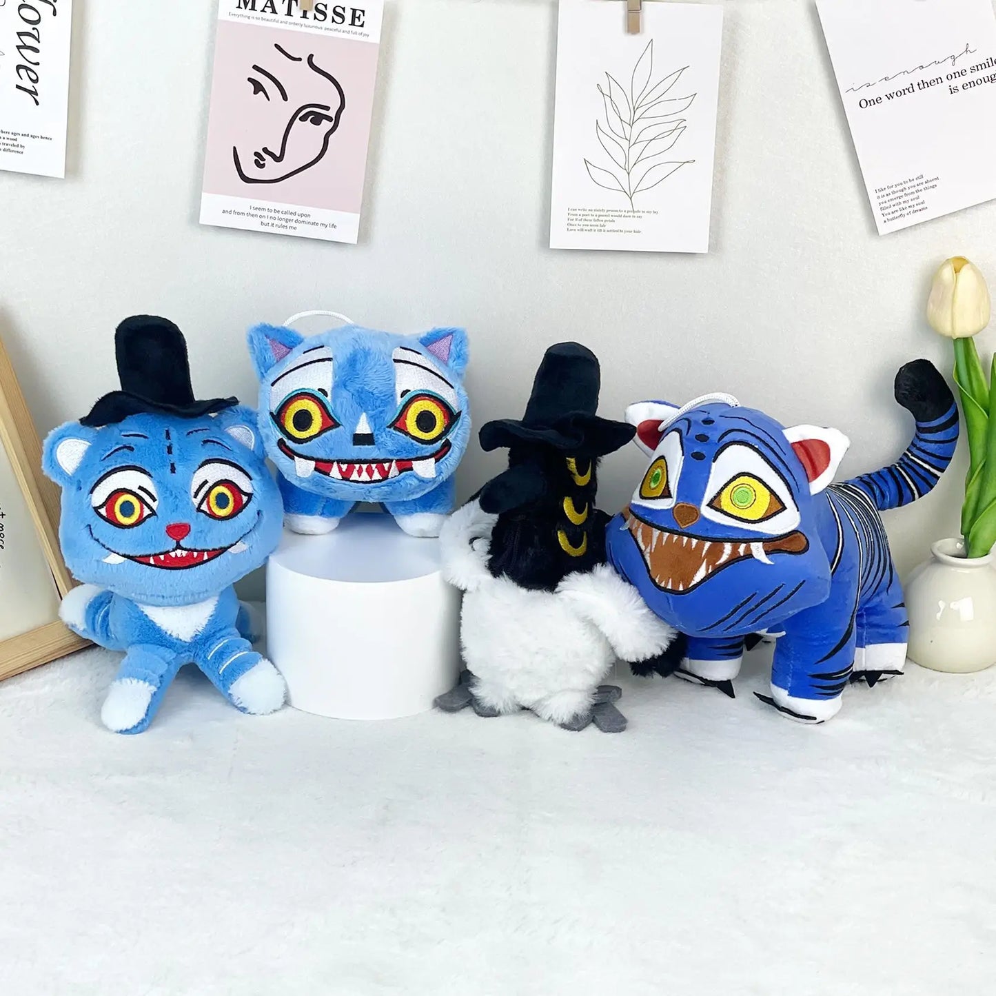 EZ Anime Kpop Demons Hunters Plush Rumi Mira Zoey Figure Monster Hunt Girl Group Plush Doll Toy Fans Gift Party Desk Decoration