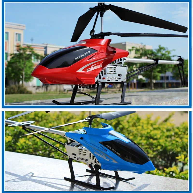 EZ Large Remote Control Helicopter 80cm Extra 2.4G 3.5CH Rc Drone Durable Charging Toy Drone Model UAV Outdoor Aircraft Helicoptero