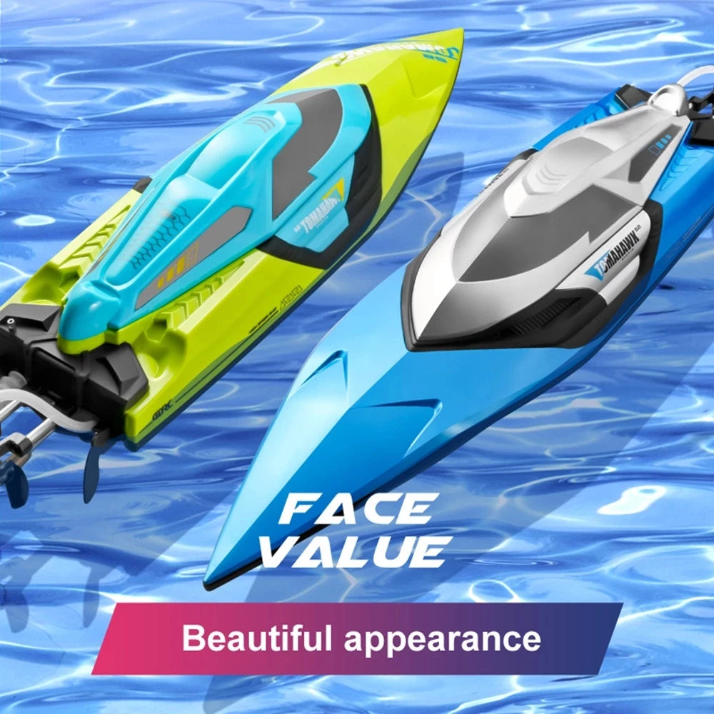 EZ S2 Rc High Speed Boat 70km/h Horsepower Electric Speedboat Double Seal Waterproof Water-cooled Motor Outdoor Boats Toys For Boys