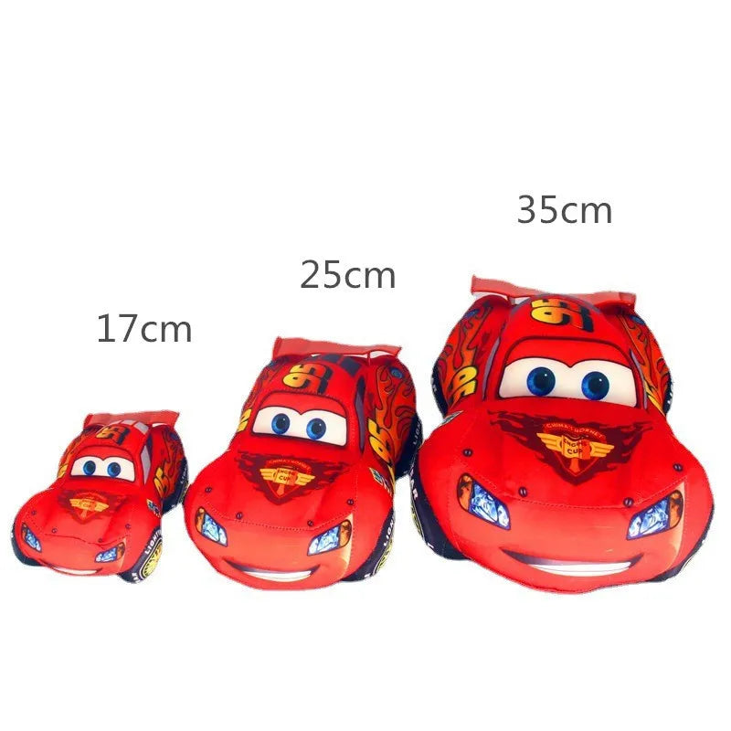 EZ 2024 New 17/25/35cm Disney Car Toy Lightning Mcqueen Plush Toy Cute Cartoon Car Plush Toy Boys And Girls Birthday Gift