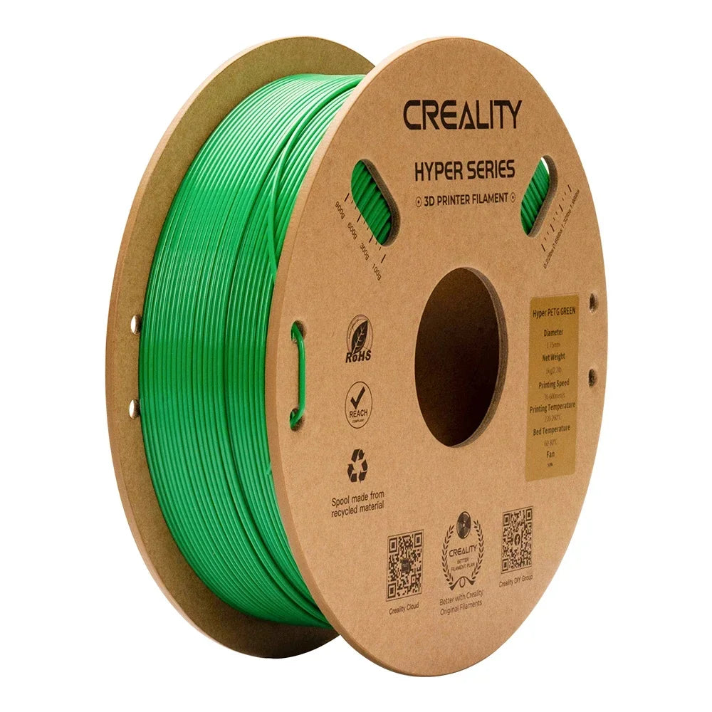 EZ Original CREALITY Hyper PETG Filament High Speed 1.75mm 1KG Hyper Series PETG 3D Filaments for K1/Ender-5 3D Printer
